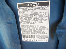 2008 Toyota Tundra SR5 Blue Crew Cab 5.7L AT 2WD #Z21570